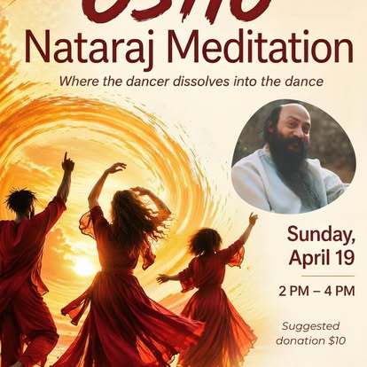 Osho Nataraj Meditation flyer