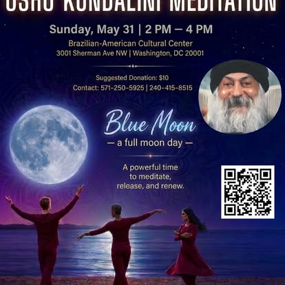 Full Moon Kundalini Meditation flyer